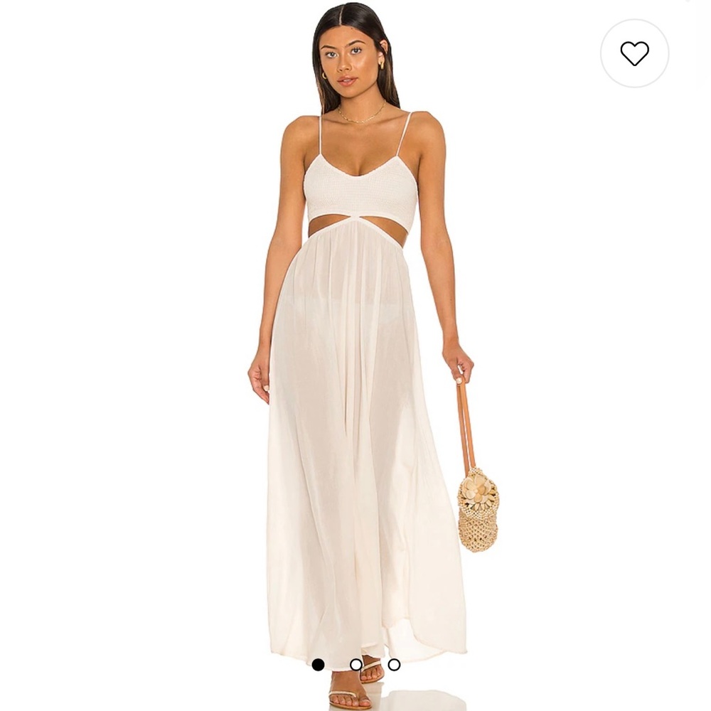 Smocked maxi dress